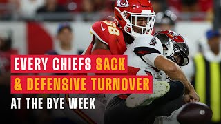 Every Chiefs Sack and Defensive Turnover at the Bye | Kansas City Chiefs