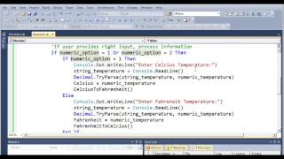 Programming Visual Basic (VB) - Using Subroutines and Console Applications