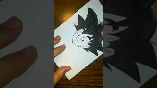 イラストメイキング・ザ・手描き　モノクロ・ドラゴンボール・悟空