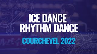 LIM / QUAN (KOR) | Ice Dance Rhythm Dance | Courchevel 2022 | #JGPFigure