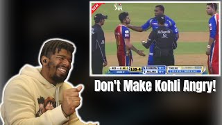 AMERICAN REACTS TO 10 Moments when Virat Kohli Got Angry 😡|| Virat Kohli Aggressive moments ||