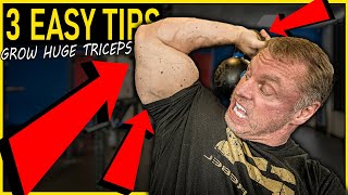 3 Easy Tips for Monster Triceps (PLEASE TRY THEM)