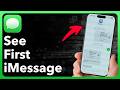 How To See First iMessage Without Scrolling
