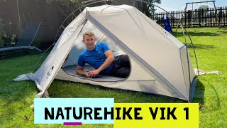 Naturehike VIK 1 tent review - Budget Ultralight One Person Tent