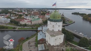 Аэросъемка города Выборг (Выборгский замок)