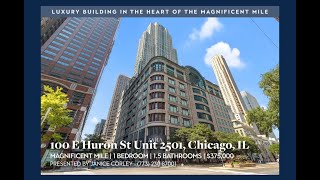 1101 E HURON ST - UNIT 2501: Magnificent Mile Luxury Residence in Full Amenity Building