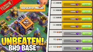 Bh9 Base After Update - UNBEATABLE Layout Link | Builder Hall 9 Best Base in Cla