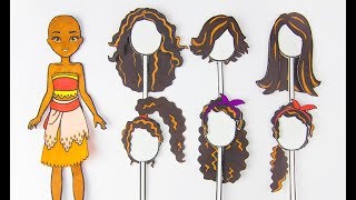paper doll moana