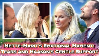 Crown Princess Mette-Marit’s Emotional Moment: Tears and Norway’s Prince Haakon’s Gentle Support