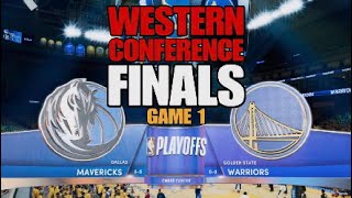 Mavericks vs Warriors - Western Conference Finals | Game 1 Highlights
