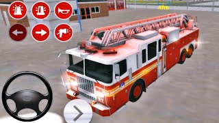 Fire Truck Driving Simulator 2020 🚒 Real Emergency Services Game #11 - Android GamePlay