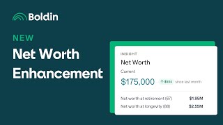 New Feature - Net Worth Enhancement