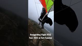 Hanggliding landing #153 at Fort Funston