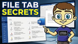 The Microsoft Word File Tab in Depth