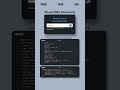 How to Toggle Password Visibility in JavaScript 🔓 (Easy Tutorial for Beginners!) #cssshorts #coding