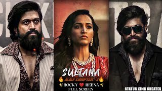 Sultana KGF Chapter-2 Status • Sultana Whatsapp Status • KGF Chapter-2 New Song
