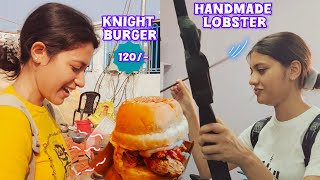 Must-try Knight Burgers 🍔| Handmade Lobsters🤔|Kolkata Hostoshilpo Mela 2025