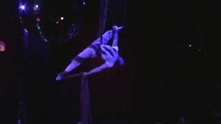 Trevor Kafka aerial silks \\\\ Cirque of the Dead in Harvard Square via Boston Circus Guild