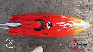 29cc RC Flame Racing Boat powered by bu Nasser RC Store