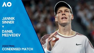 Jannik Sinner v Daniil Medvedev Condensed Match | Australian Open 2024 Final
