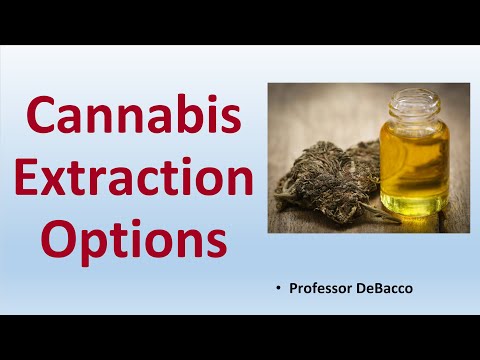 Cannabis Extraction Options - YouTube