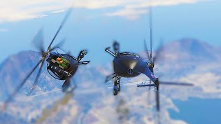 INSANE HELICOPTER BATTLES! (GTA 5 Funny Moments)