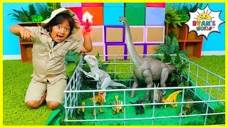 Ryan works at Jurassic World protecting Dinosaurs from The Indominus Rex!!!
