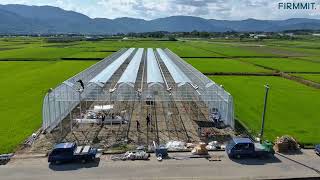 Construction Process of Venlo Green House