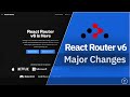 React Router v6 Major Changes
