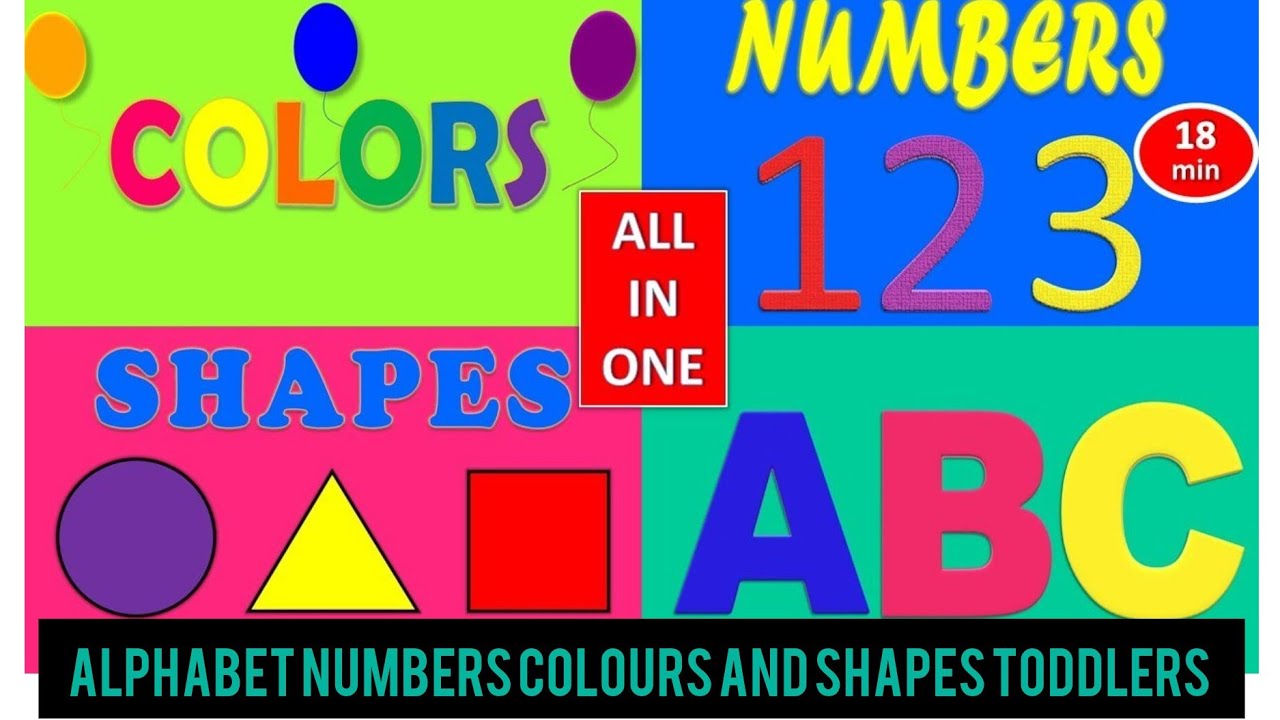 Shapes Colors Alphabet Numbers