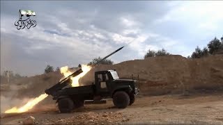 FSA hits regime checkpoint near Al-Suqaylabiyah with Grad missiles, in response to regime attacks