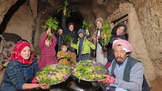 Surviving the Coldest Cave in Afghanistan -63°C | Cooking Food Curry Recipe.