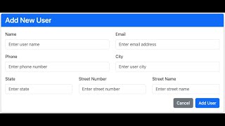 3 - Implementing Add User Functionality With React Hook Form + Zod Validation