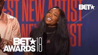 SZA Is Officially the Best New Artist at BET Awards | BET Awards 2018