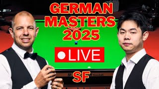 🔴 LIVE SNOOKER Barry Hawkins Vs Yuan Sijun | German Masters 2025 | SF