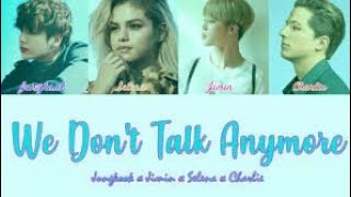 BTS (Jimin x Jungkook) x Selena x Charlie - We Don't Talk Anymore (Color Coded Lyrics/Eng) ©onvid