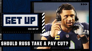 Should Russell Wilson take a pay cut to help the Seahawks if he stays in Seattle? | Get Up