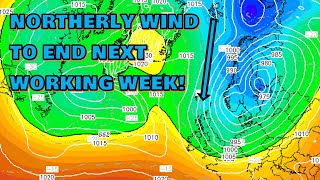 Cold Northerly to end Next Week after Very Warm Start! 15th October 2021