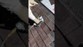 Roofing ASMR day 22 🏡 #roofing #asmr #roofer #roofinstallation #constructionworker #fyp