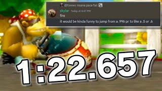 [MKW] Mario Circuit (no glitch) - 1:22.657 (live)