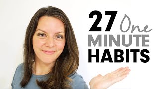 27 ONE-MINUTE Habits for a Clutter-Free Home | Minimalist Living