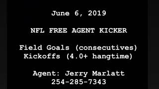 Taylor Russolino - NFL FREE AGENT KICKER - June 6, 2019 - FGS and KOS