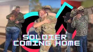 Tik Tok Soldier Coming Home Super Surprised - Camera Crazy |  family reaction & military life tiktok