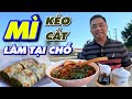 Hấp dẫn Bánh nướng cuộn thịt bò, Mì bò cay, biểu diễn mì kéo và mì cắt tại tiệm mì Đài Loan, Cali