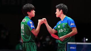 大島祐哉 篠塚大登 Yuya Oshima Hiroto Shinozuka ペア 木下マイスター東京 ノジマＴリーグ 2022-2023レギュラーシーズン　ベストオーダー賞（男子）【卓球 Tリーグ】