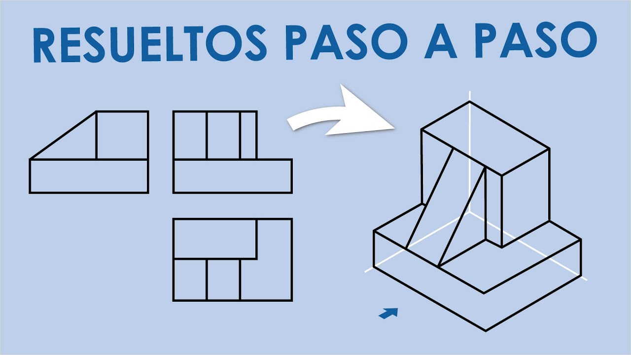 Arriba Más De 56 Ejercicios Vistas Dibujo Tecnico Resueltos última ...