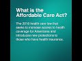 Health Insurance Terms Explained: Affordable Care Act