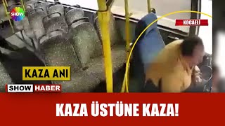 Sürücü fenalaştı, otobüs kontrolden çıktı