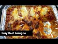 Easy Beef Lasagna | Lasagna Sauce | 15-Minute Toaster Oven Lasagna | RGT Food Diaries