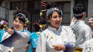 総踊り（男なら）・第8回「復活住吉まつり！」（小野田工業前会場）